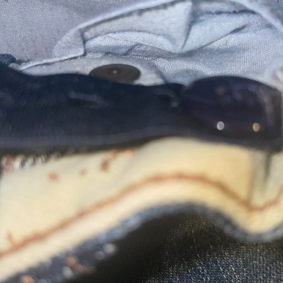 GUESS LITTLE GIRLS JEANS WITH CUTEST BACK POCKETS…ELASTIC ADJUSTABLE WAISTLINE - Picture 12 of 13